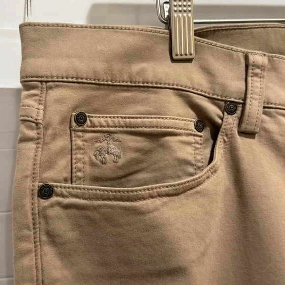 NEW Brooks Brothers Richmond 5-Pocket Chino Pants Mens 34x30 Tan Straight $148
